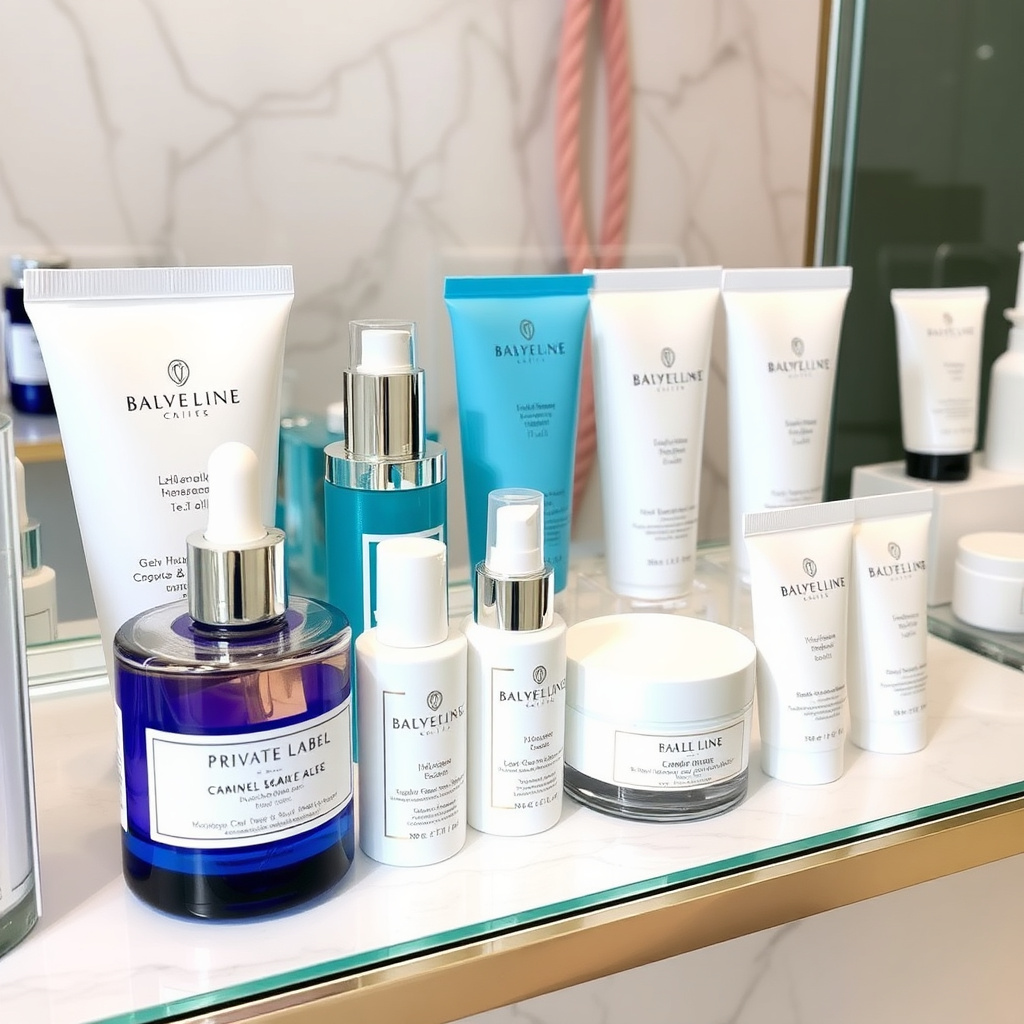 Private label skincare products